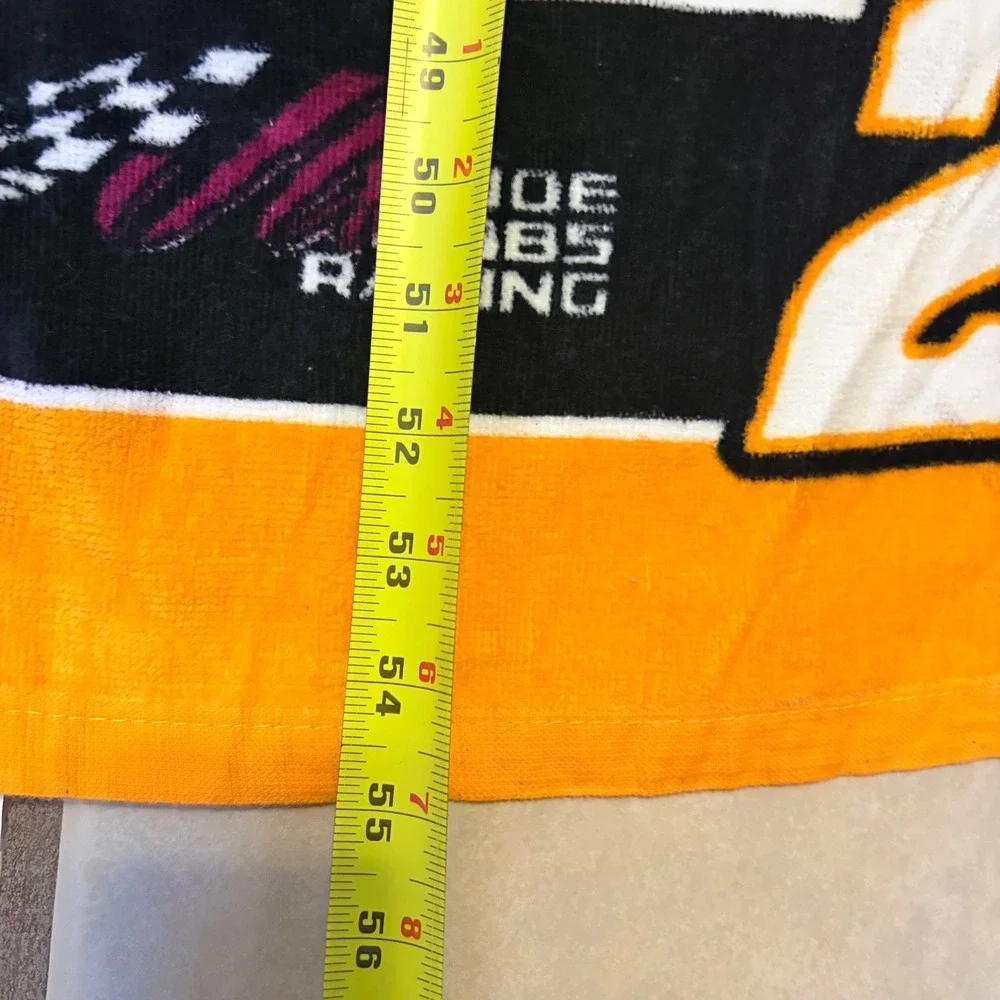 Tony Stewart NASCAR #20 Home Depot Beach Towel Joe Gibbs Racing McArthur Orange